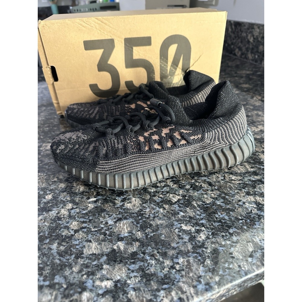 Adidas Yeezy Boost 350 V2 CMPCT Slate Carbon Black HQ6319 Mens 7.5